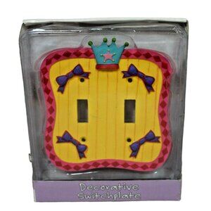 Borders Unlimited Little Princess Decorative Light Dual Switchplate